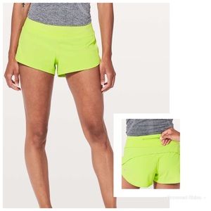 Lululemon Speed Up Running Short Long 4” S…